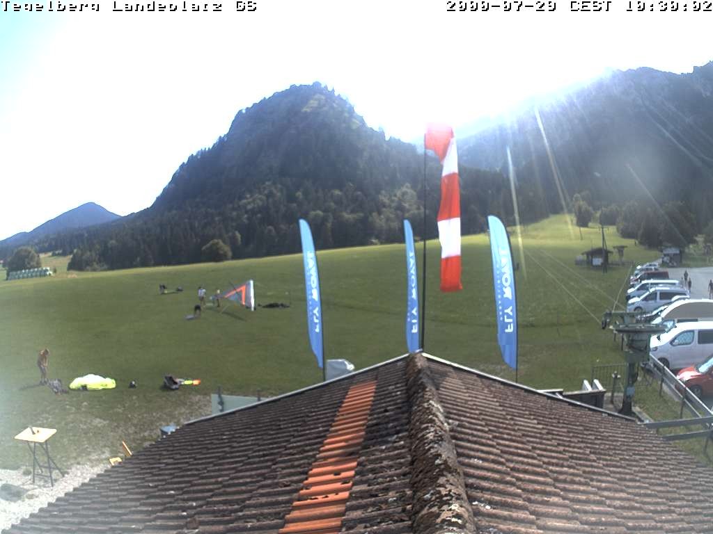 Archiv Foto Webcam Schwangau: Landeplatz am Tegelberg