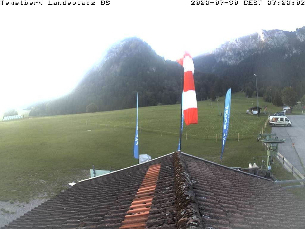 Archiv Foto Webcam Schwangau: Landeplatz am Tegelberg