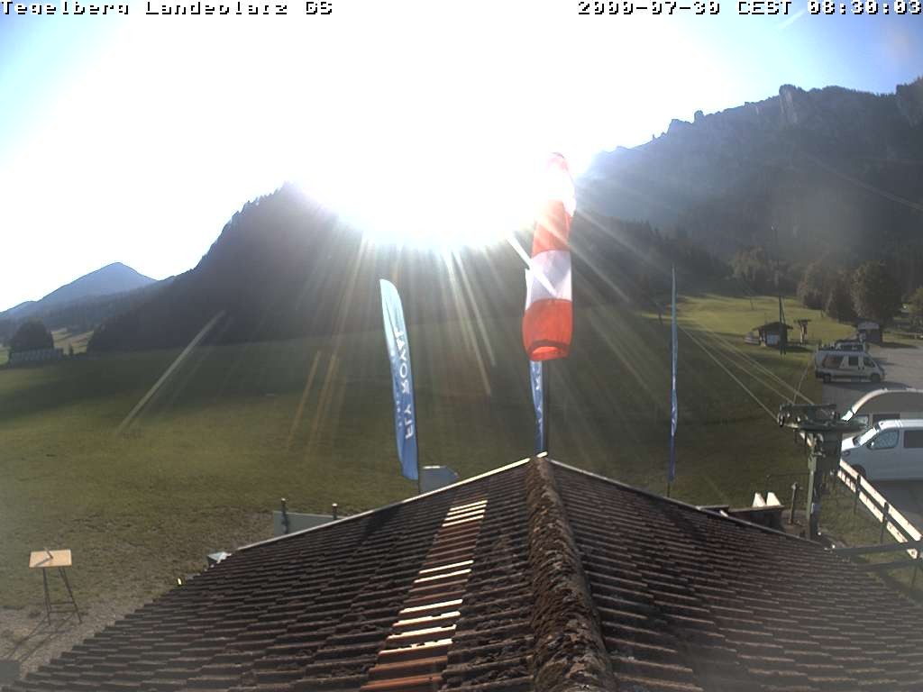 Archiv Foto Webcam Schwangau: Landeplatz am Tegelberg