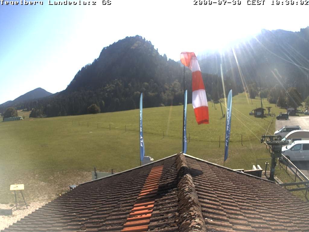 Archiv Foto Webcam Schwangau: Landeplatz am Tegelberg