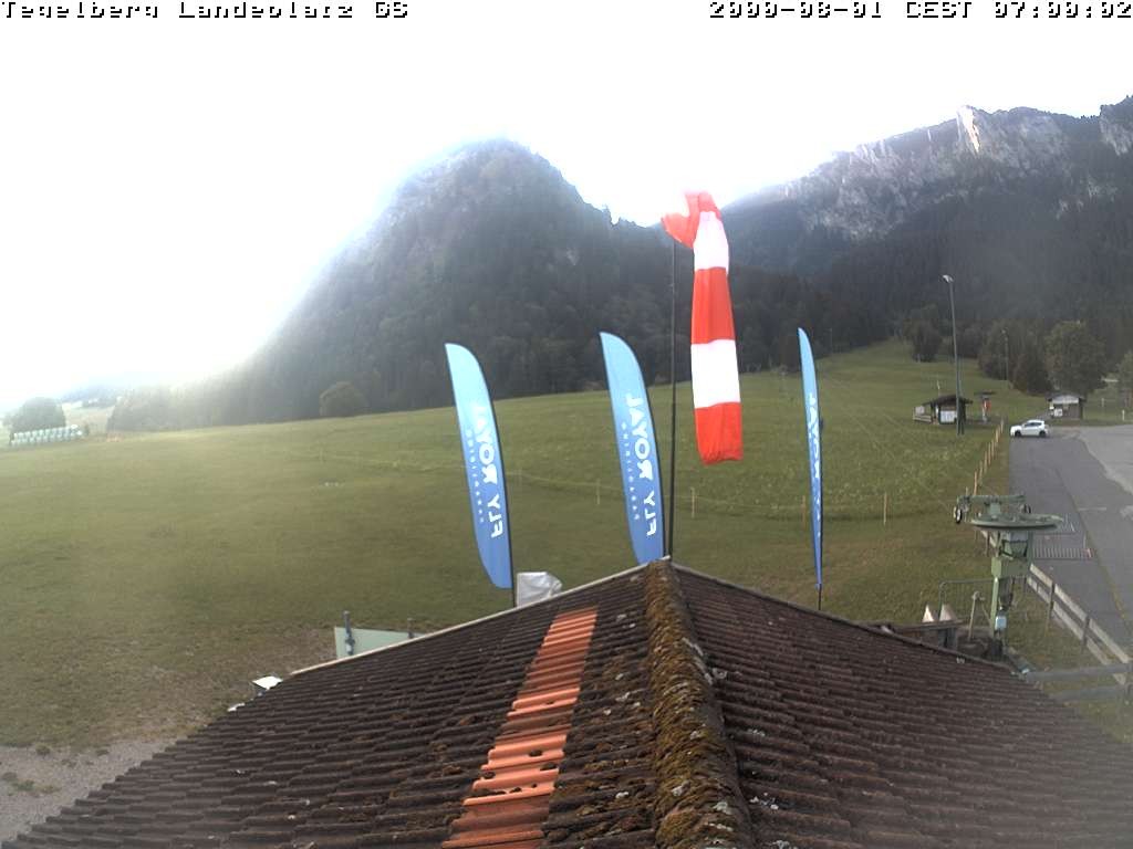 Archiv Foto Webcam Schwangau: Landeplatz am Tegelberg