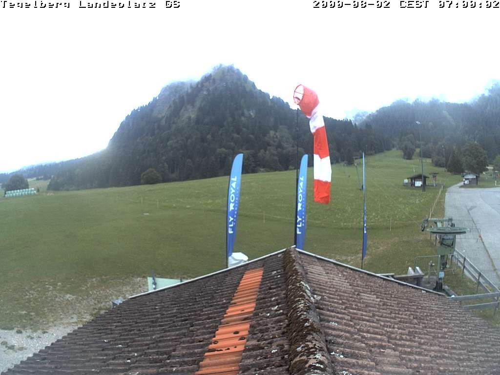 Archiv Foto Webcam Schwangau: Landeplatz am Tegelberg