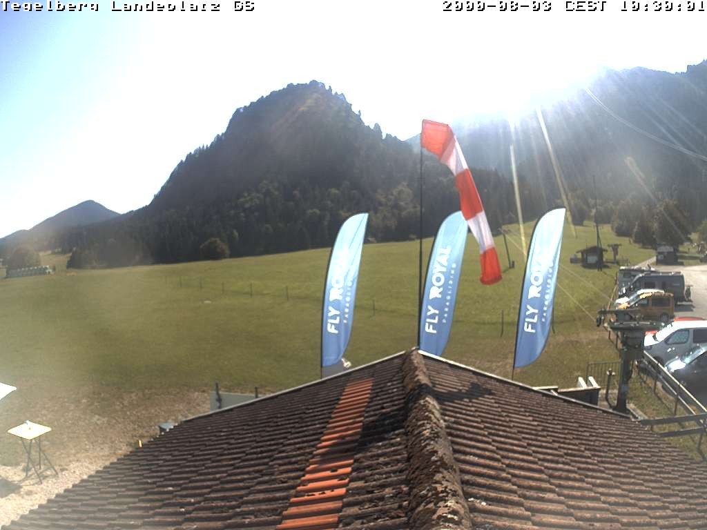 Archiv Foto Webcam Schwangau: Landeplatz am Tegelberg