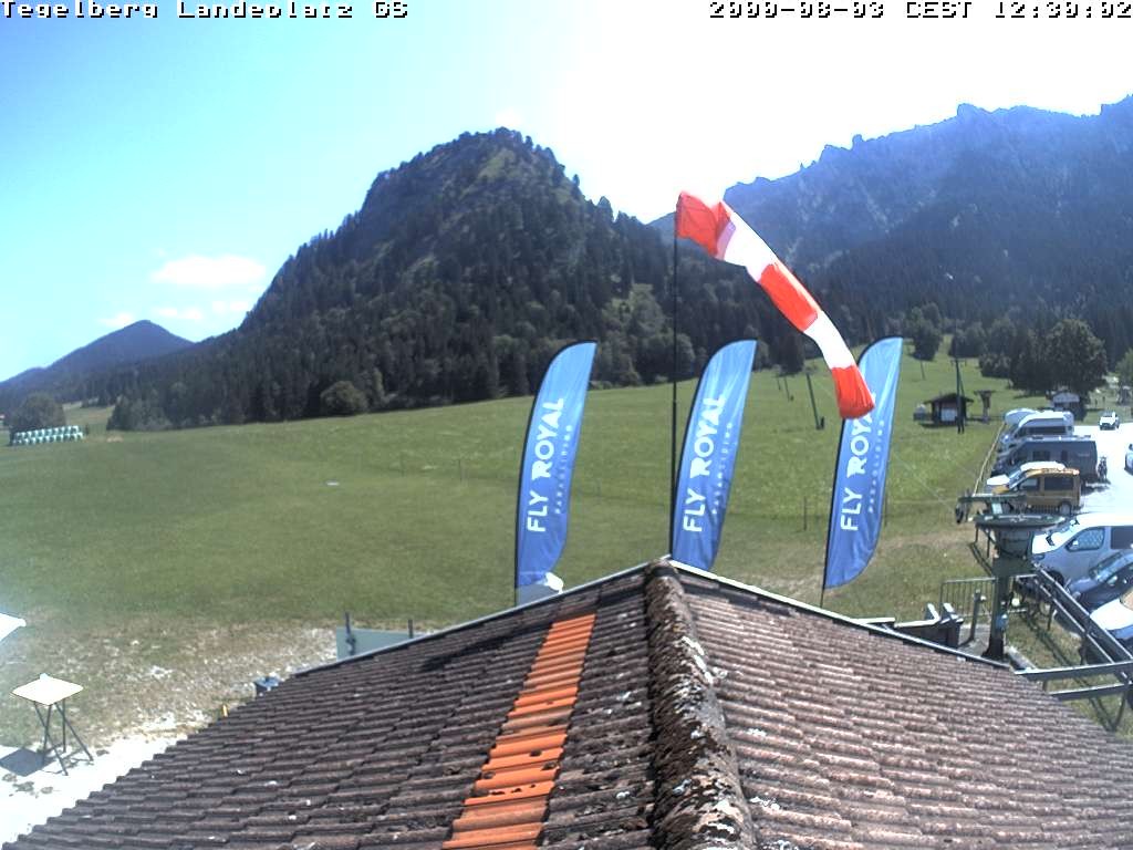 Archiv Foto Webcam Schwangau: Landeplatz am Tegelberg