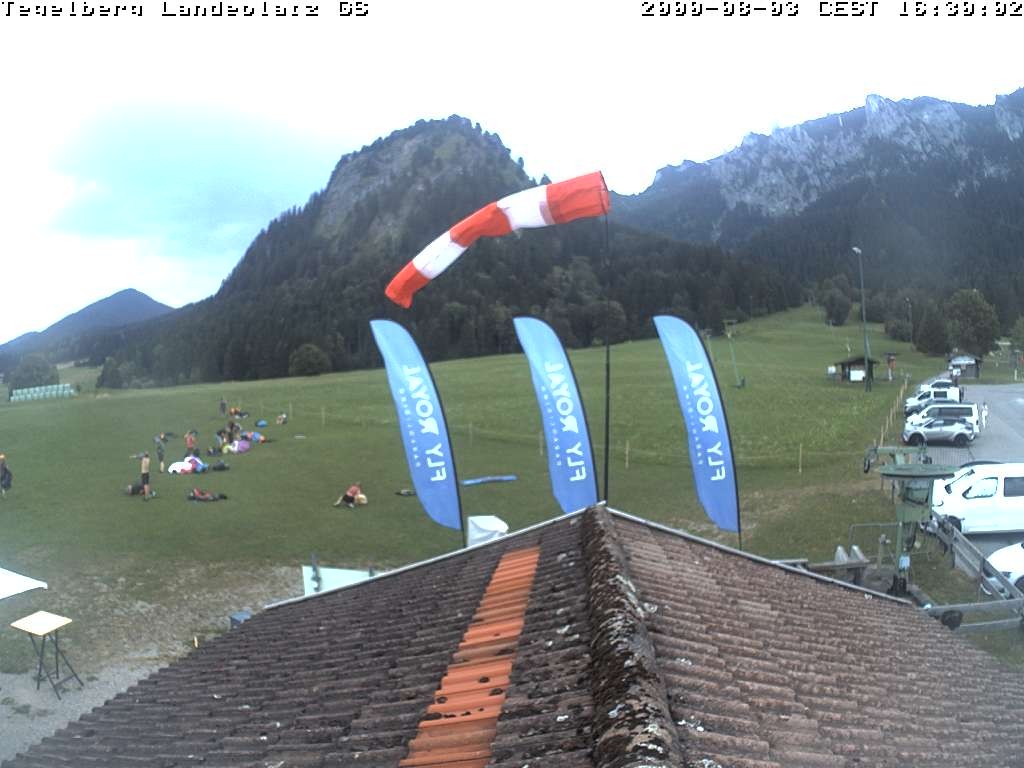 Archiv Foto Webcam Schwangau: Landeplatz am Tegelberg