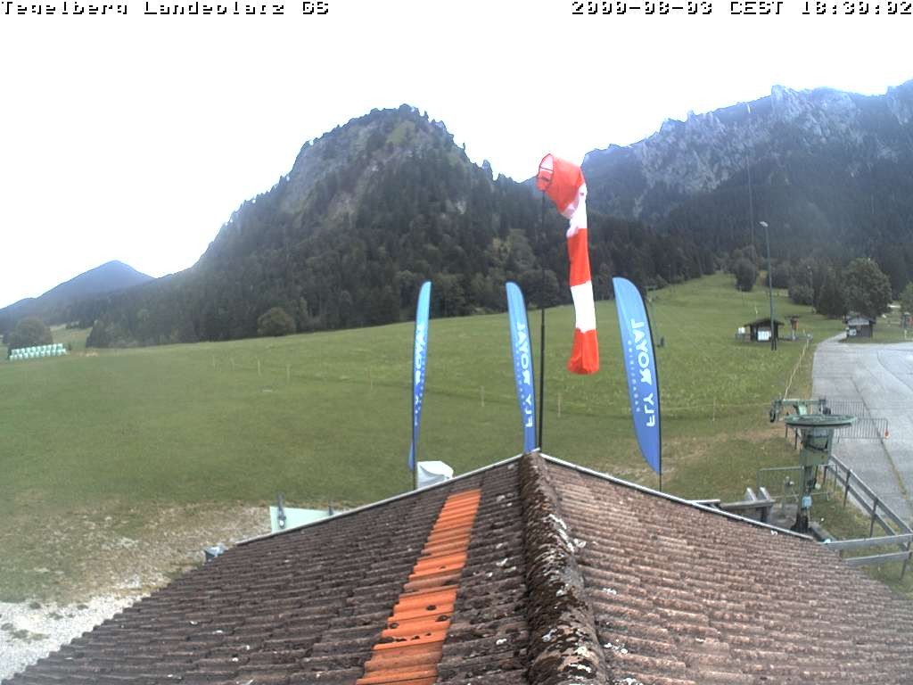 Archiv Foto Webcam Schwangau: Landeplatz am Tegelberg