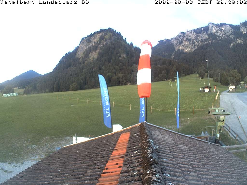 Archiv Foto Webcam Schwangau: Landeplatz am Tegelberg