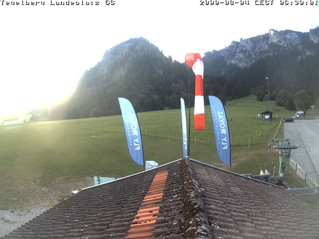 Archiv Foto Webcam Schwangau: Landeplatz am Tegelberg