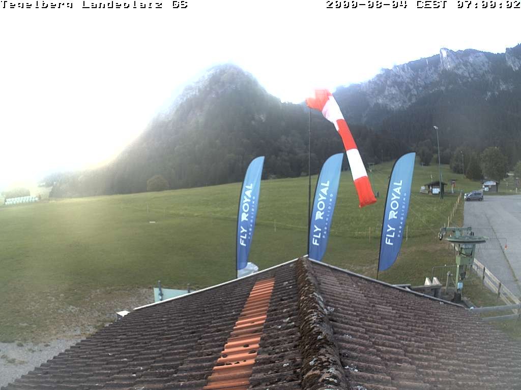 Archiv Foto Webcam Schwangau: Landeplatz am Tegelberg