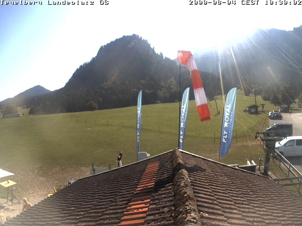 Archiv Foto Webcam Schwangau: Landeplatz am Tegelberg