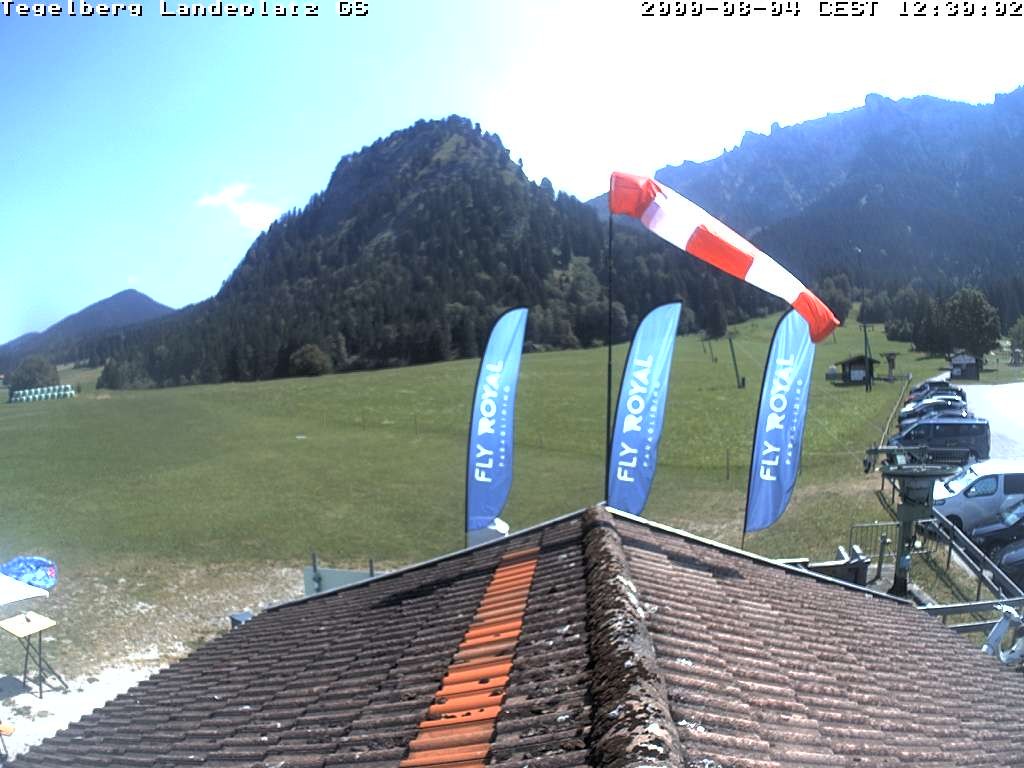 Archiv Foto Webcam Schwangau: Landeplatz am Tegelberg