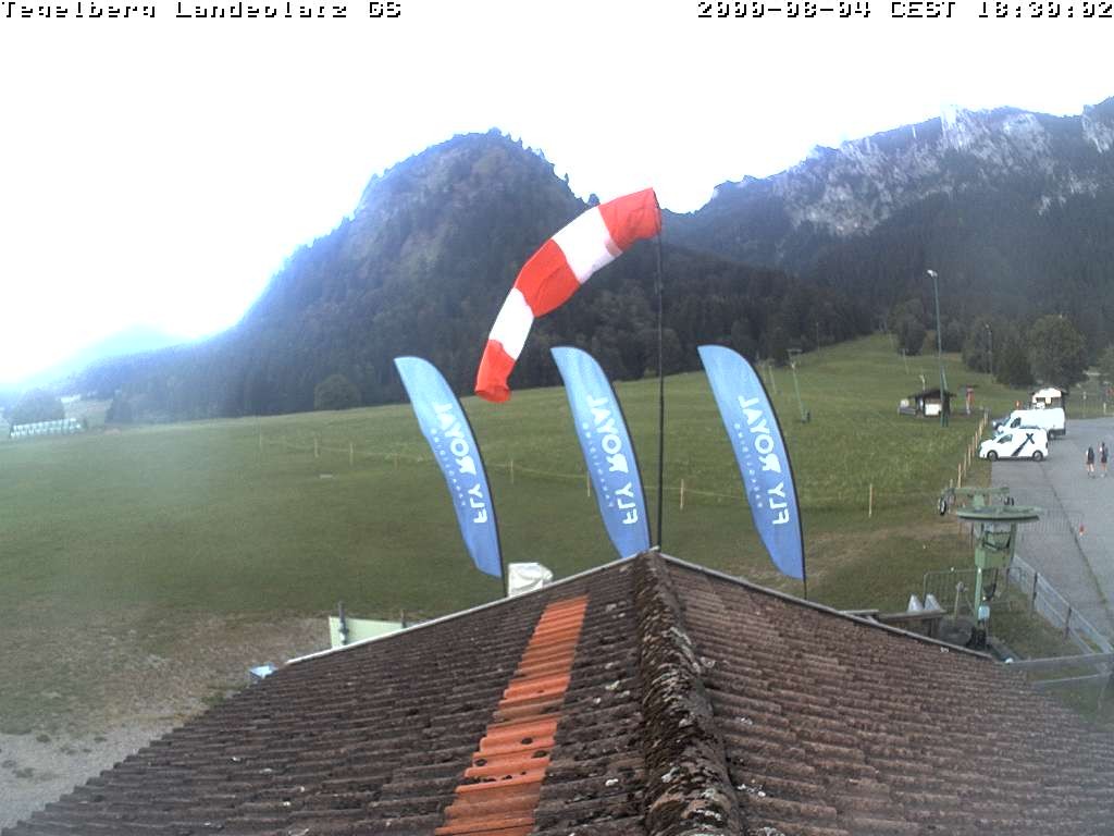 Archiv Foto Webcam Schwangau: Landeplatz am Tegelberg