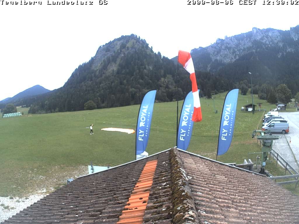 Archiv Foto Webcam Schwangau: Landeplatz am Tegelberg