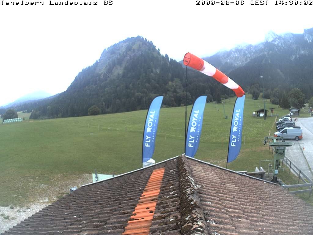 Archiv Foto Webcam Schwangau: Landeplatz am Tegelberg