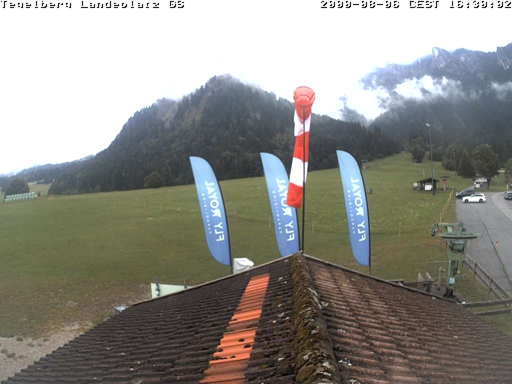 Archiv Foto Webcam Schwangau: Landeplatz am Tegelberg