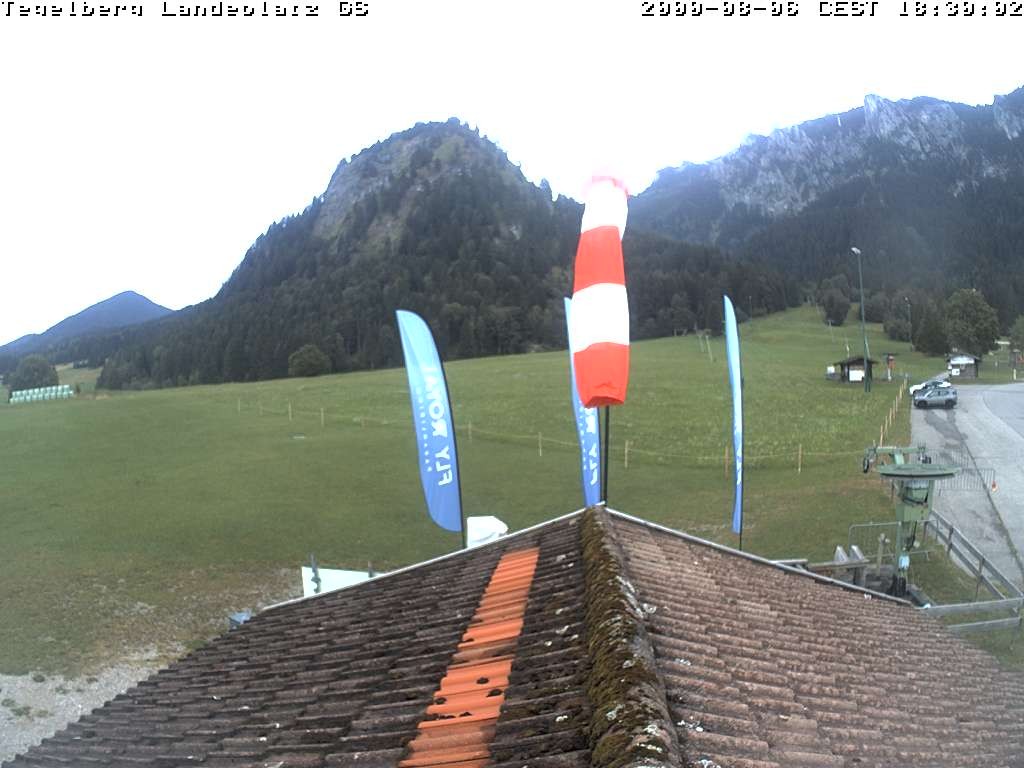 Archiv Foto Webcam Schwangau: Landeplatz am Tegelberg
