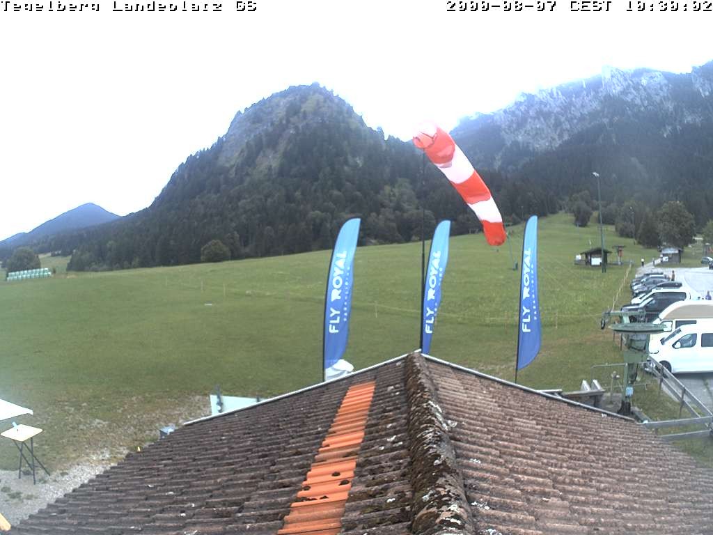 Archiv Foto Webcam Schwangau: Landeplatz am Tegelberg