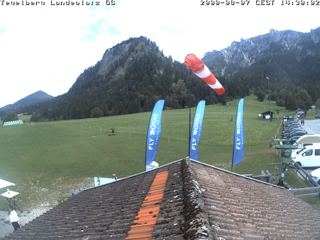 Archiv Foto Webcam Schwangau: Landeplatz am Tegelberg