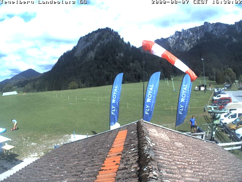 Archived image Webcam Tegelberg - Landing place