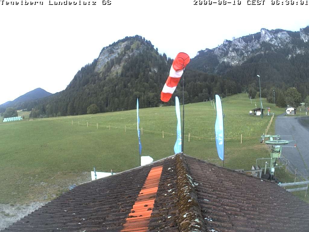 Archiv Foto Webcam Schwangau: Landeplatz am Tegelberg