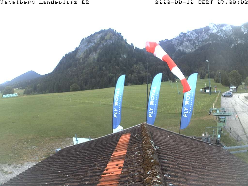 Archiv Foto Webcam Schwangau: Landeplatz am Tegelberg