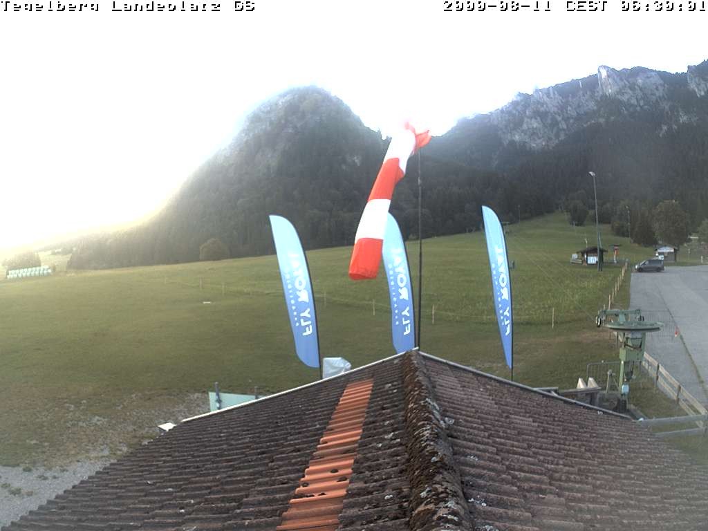 Archiv Foto Webcam Schwangau: Landeplatz am Tegelberg