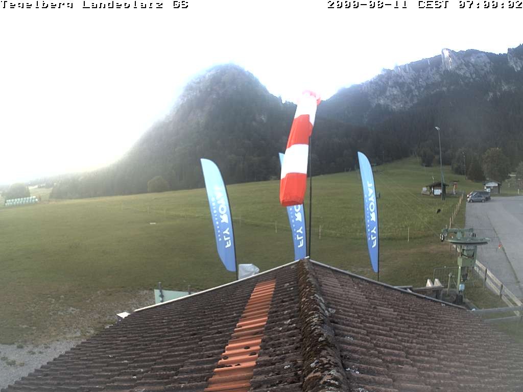 Archiv Foto Webcam Schwangau: Landeplatz am Tegelberg