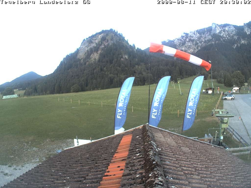 Archiv Foto Webcam Schwangau: Landeplatz am Tegelberg