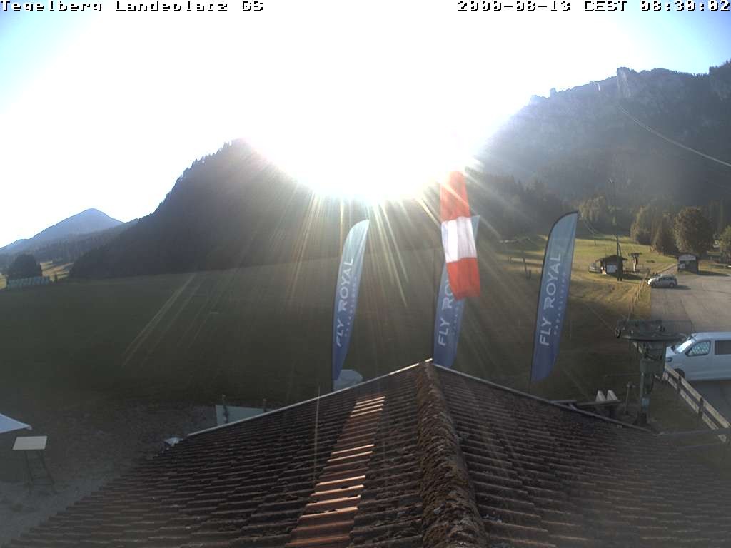 Archived image Webcam Tegelberg - Landing place