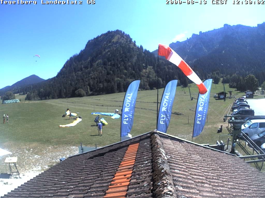 Archived image Webcam Tegelberg - Landing place