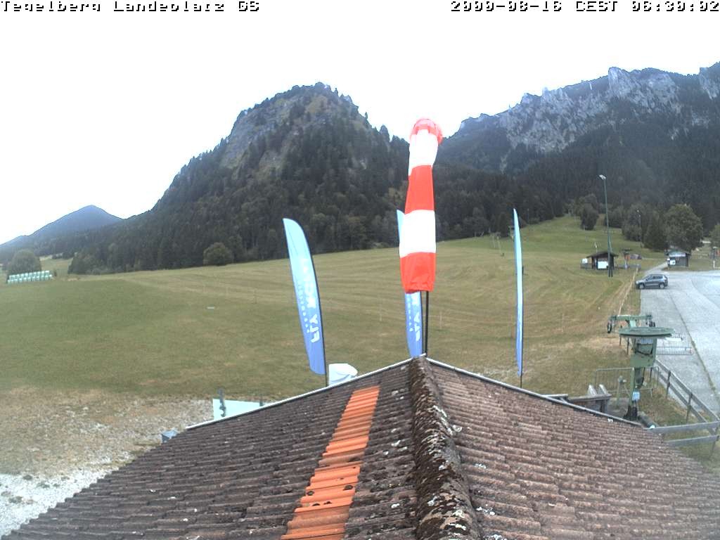 Archiv Foto Webcam Schwangau: Landeplatz am Tegelberg