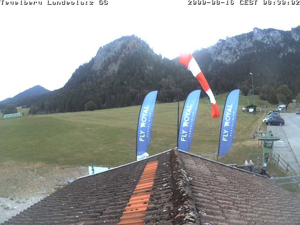 Archiv Foto Webcam Schwangau: Landeplatz am Tegelberg