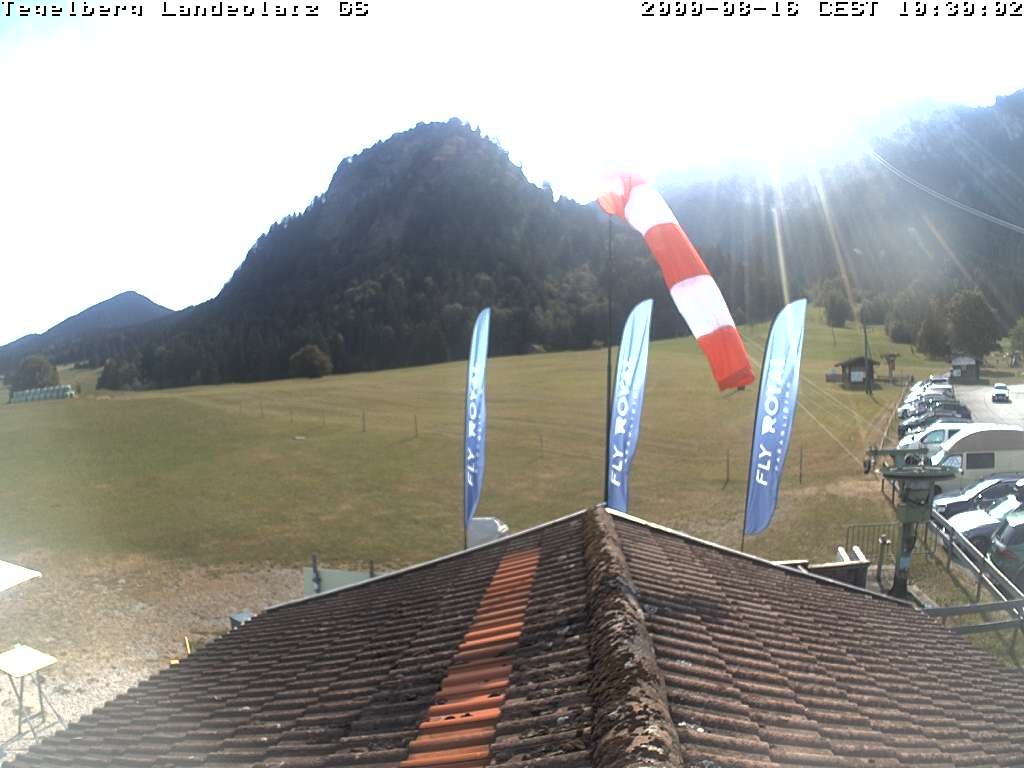 Archiv Foto Webcam Schwangau: Landeplatz am Tegelberg