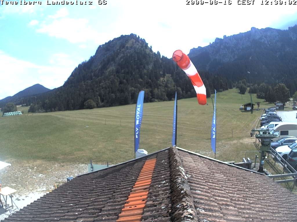 Archiv Foto Webcam Schwangau: Landeplatz am Tegelberg