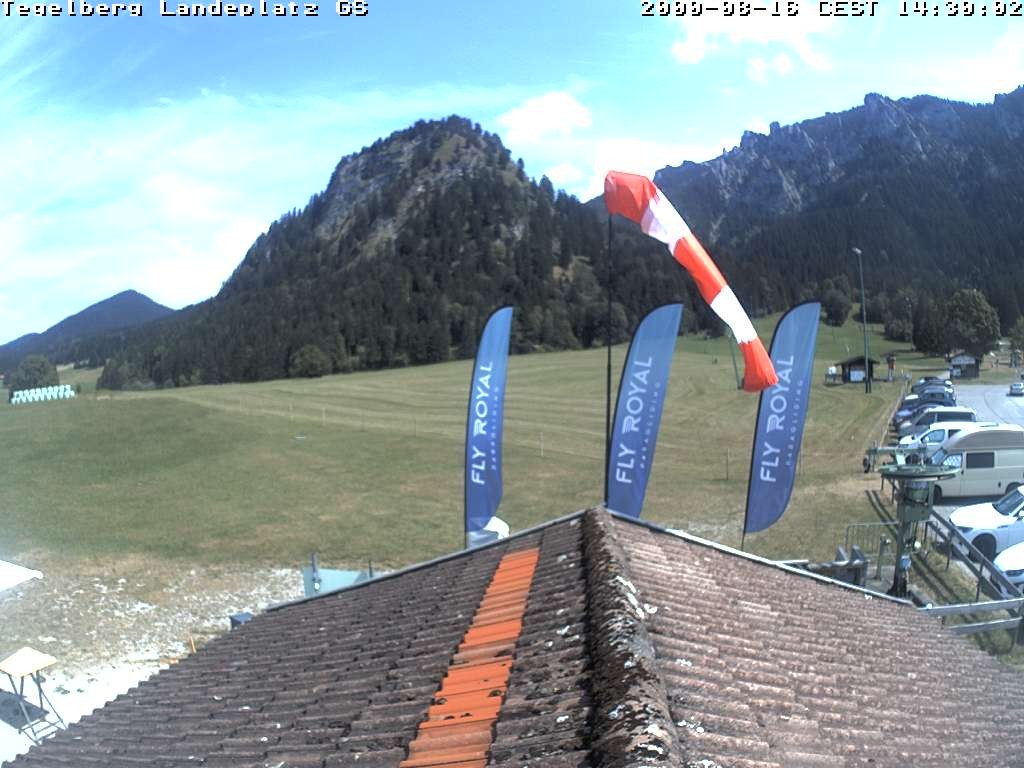 Archiv Foto Webcam Schwangau: Landeplatz am Tegelberg