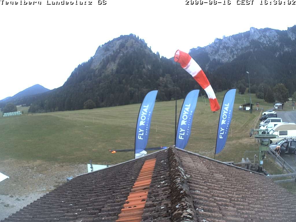 Archiv Foto Webcam Schwangau: Landeplatz am Tegelberg
