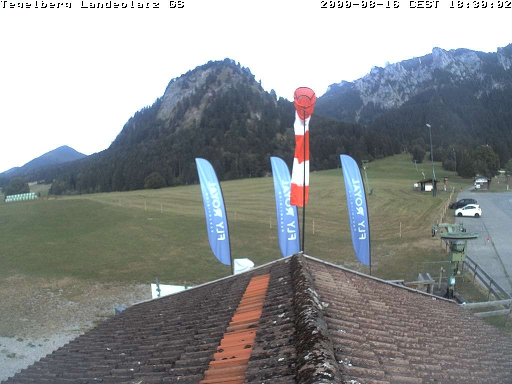 Archiv Foto Webcam Schwangau: Landeplatz am Tegelberg