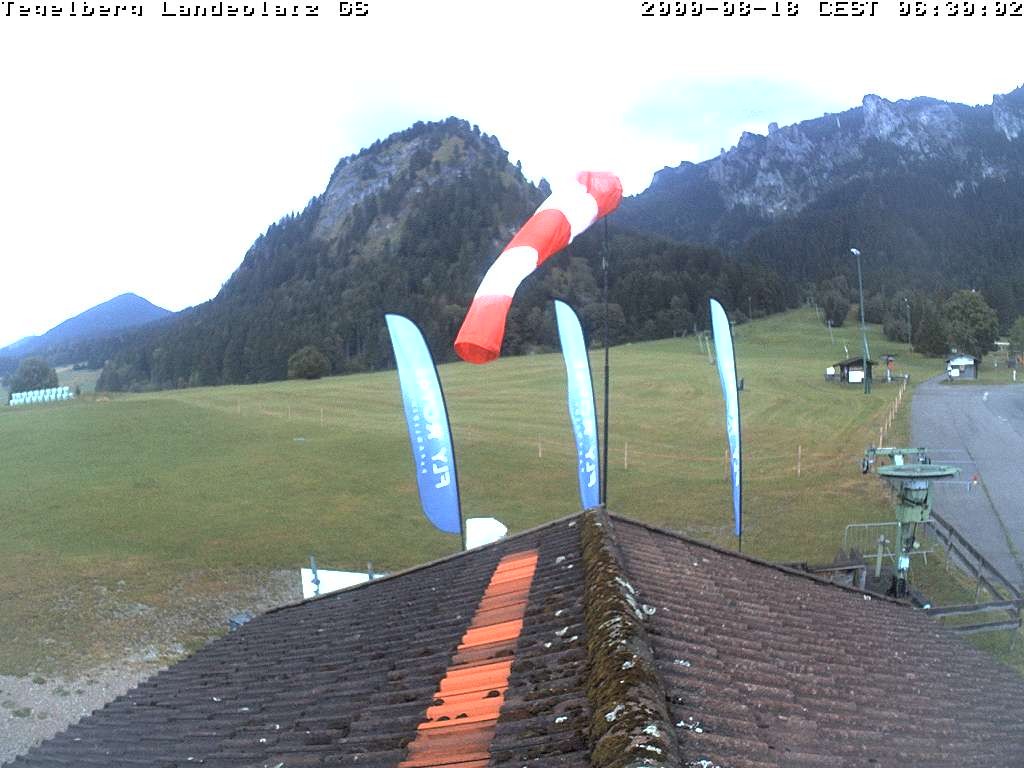 Archiv Foto Webcam Schwangau: Landeplatz am Tegelberg