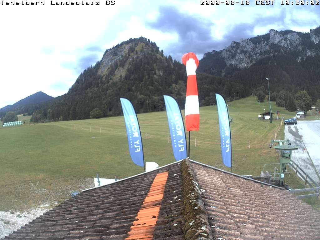 Archiv Foto Webcam Schwangau: Landeplatz am Tegelberg