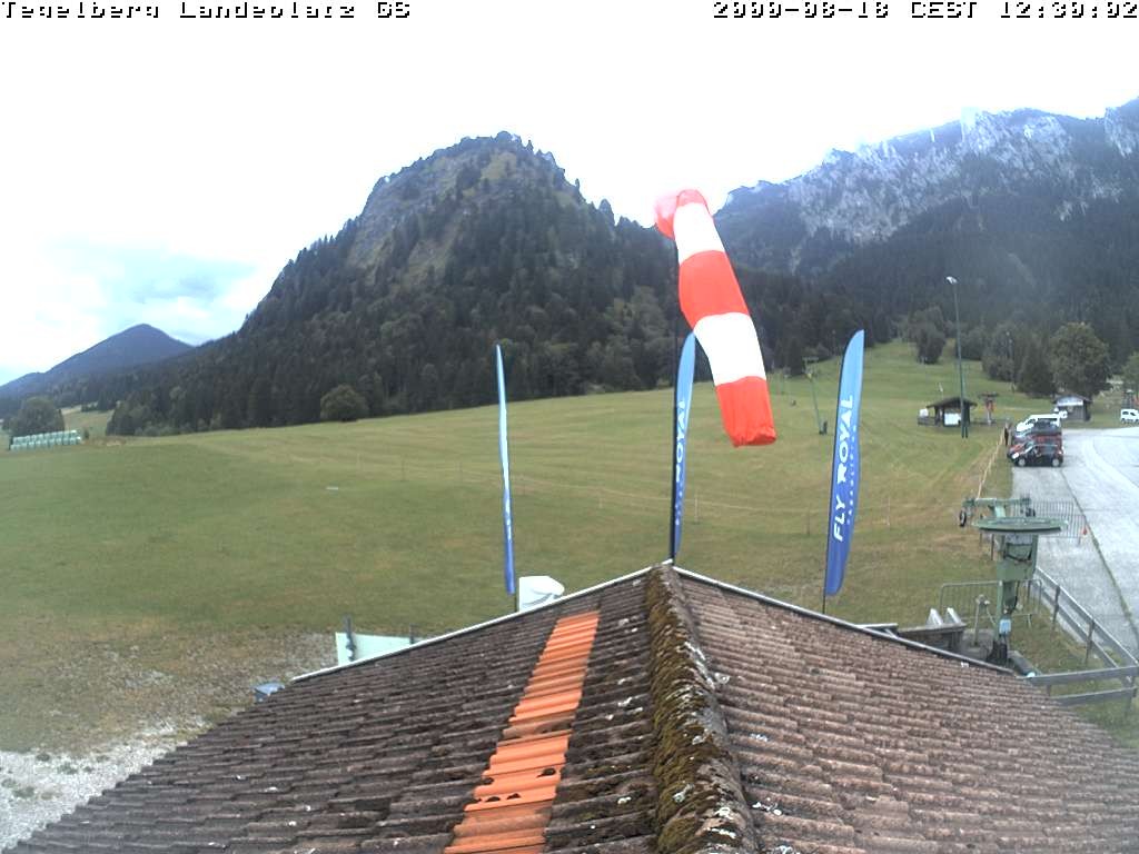 Archiv Foto Webcam Schwangau: Landeplatz am Tegelberg