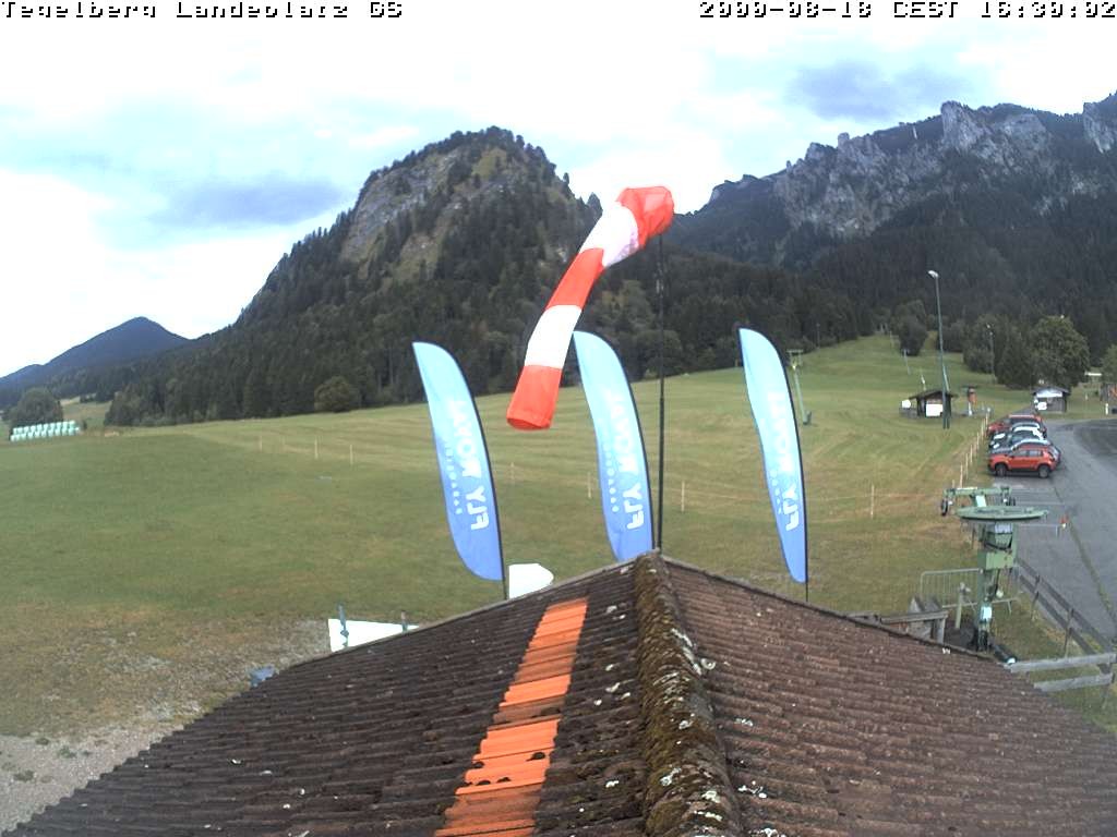Archiv Foto Webcam Schwangau: Landeplatz am Tegelberg