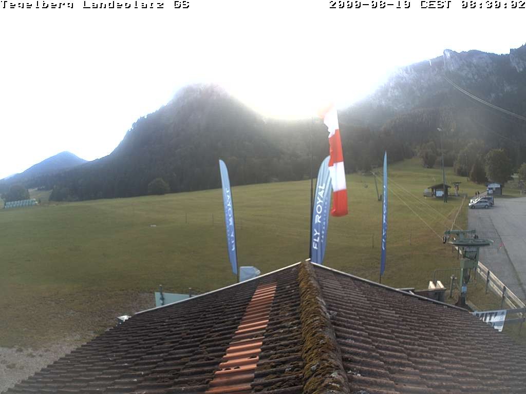 Archiv Foto Webcam Schwangau: Landeplatz am Tegelberg