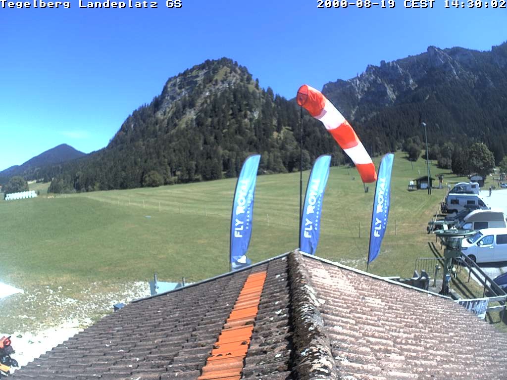 Archiv Foto Webcam Schwangau: Landeplatz am Tegelberg