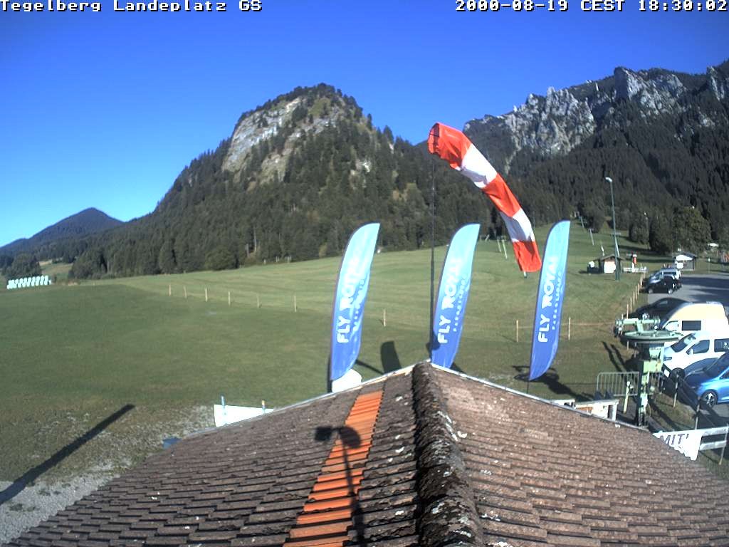Archiv Foto Webcam Schwangau: Landeplatz am Tegelberg