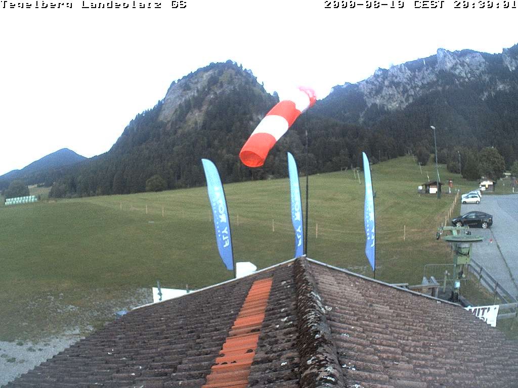 Archiv Foto Webcam Schwangau: Landeplatz am Tegelberg