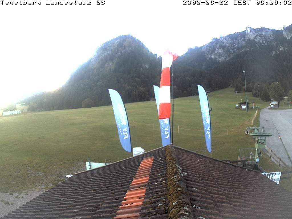 Archiv Foto Webcam Schwangau: Landeplatz am Tegelberg