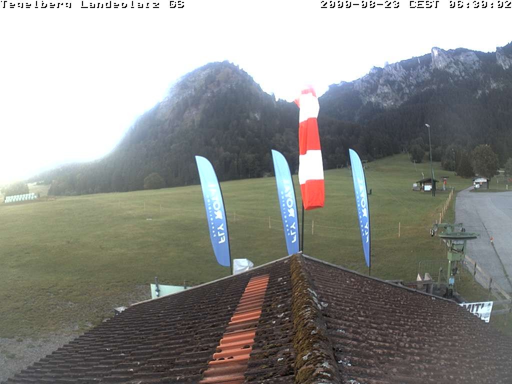 Archiv Foto Webcam Schwangau: Landeplatz am Tegelberg