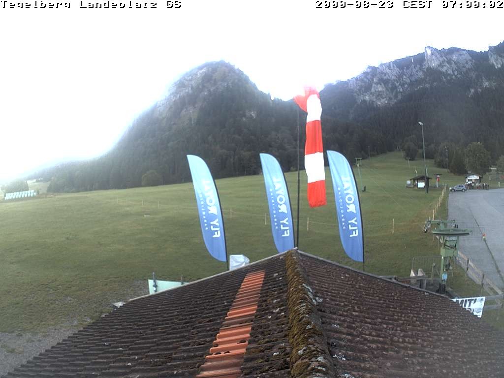 Archiv Foto Webcam Schwangau: Landeplatz am Tegelberg