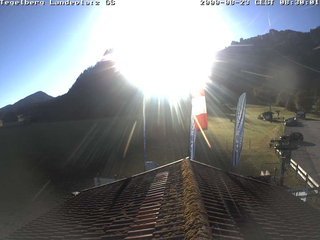Archiv Foto Webcam Schwangau: Landeplatz am Tegelberg