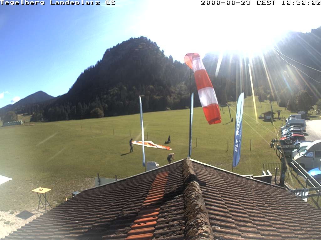 Archiv Foto Webcam Schwangau: Landeplatz am Tegelberg